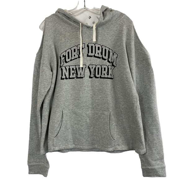 United States Army Fort Drum New York Hoodie Sweatshirt Pullover Women’s Large - Picture 1 of 10